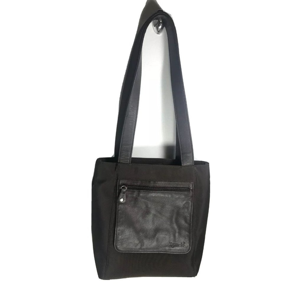 Tignanello Leather Front Pocket Shoulder Handbag  Purse Women’s